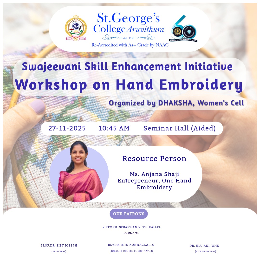 Workshop on Hand Embroidery